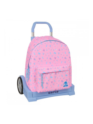 Училищна чанта Lilo & Stitch Bright Розов 33 x 42 x 15 cm