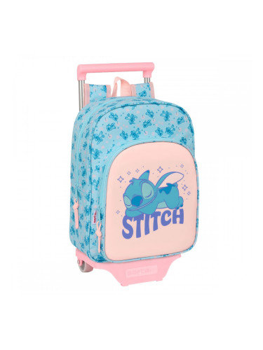 Училищна чанта Lilo & Stitch Ohana Син 26 x 11 x 67 cm 26 x 34 x 11 cm