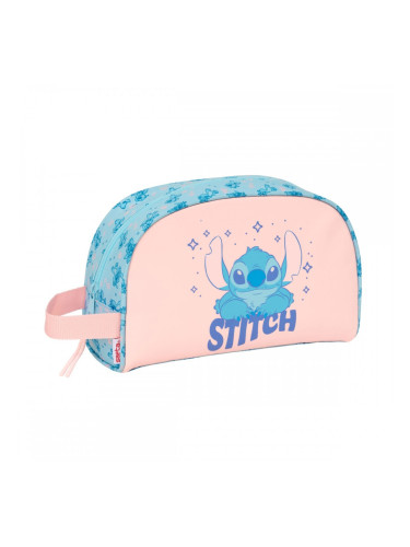 Пътническа Чанта Lilo & Stitch Ohana Светло син Светло розово 28 x 18 x 10 cm