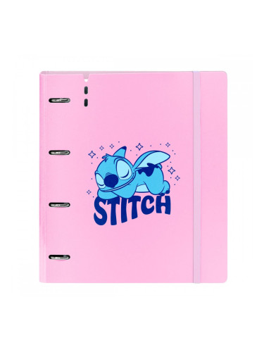 Училищна чанта Lilo & Stitch Ohana Син 27 X 32 X 4 cm