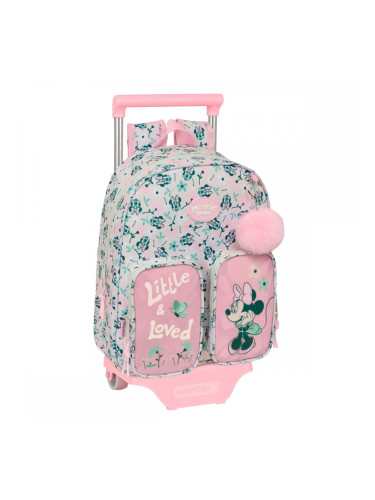 Училищна чанта Minnie Mouse Minty Розов 28 x 34 x 10 cm