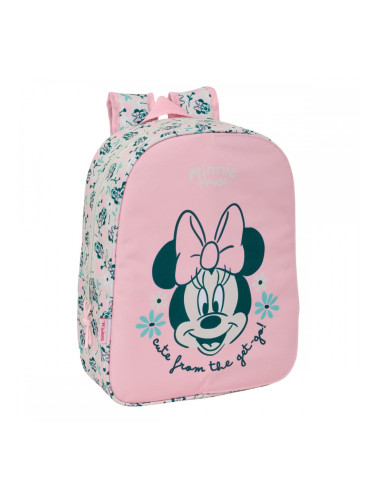Училищна чанта Minnie Mouse Minty Розов 26 x 34 x 11 cm