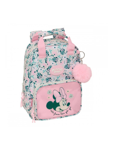 Училищна чанта Minnie Mouse Minty Розов 20 x 28 x 8 cm