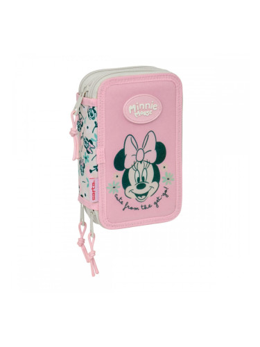 Пътническа Чанта Minnie Mouse Minty Розов 12,5 x 19,5 x 5,5 cm 37 Части