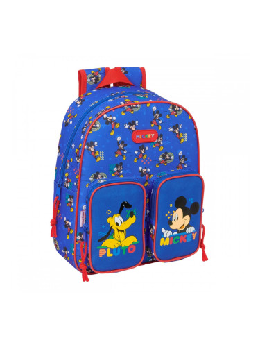 Училищна чанта Mickey Mouse Clubhouse Today Син 28 x 34 x 10 cm
