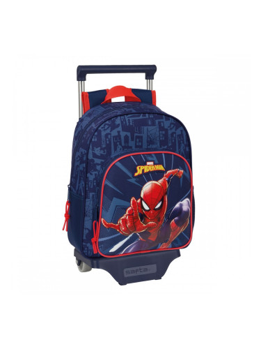 Училищна чанта Spider-Man Син 27 x 10 x 67 cm 27 x 33 x 10 cm