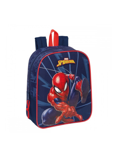 Училищна чанта Spider-Man Син 22 x 27 x 10 cm