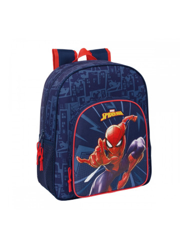 Училищна чанта Spider-Man Син 32 x 38 x 12 cm
