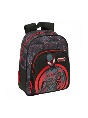 Училищна чанта Spider-Man Черен 27 x 33 x 10 cm