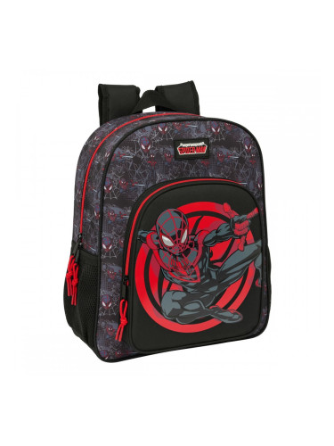 Училищна чанта Spider-Man Черен 32 x 38 x 12 cm