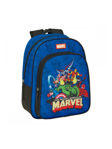 Училищна чанта The Avengers Син Черен 27 x 33 x 10 cm