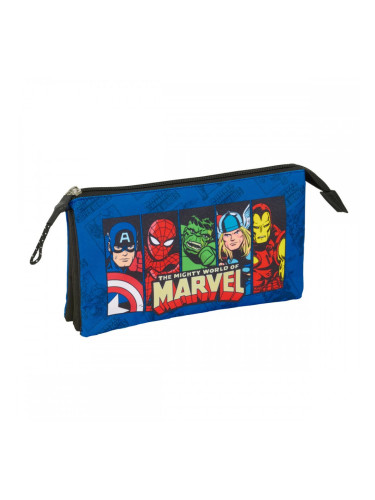 Пътническа Чанта The Avengers Син Черен 22 x 12 x 3 cm