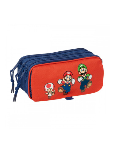 Пътническа Чанта Super Mario Mamma mia Червен Морско син 21,5 x 10 x 8 cm