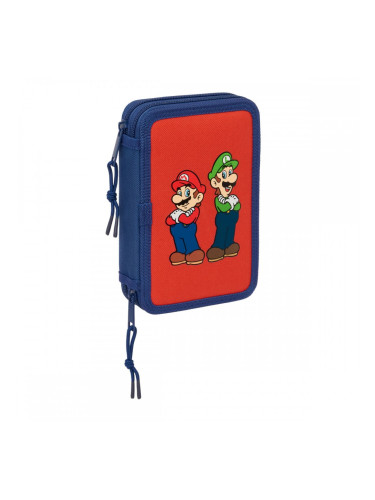 Пътническа Чанта Super Mario Mamma mia Червен Морско син 12.5 x 19.5 x 4 cm 29 Части