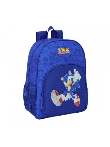 Училищна чанта Sonic Син 33 x 42 x 14 cm