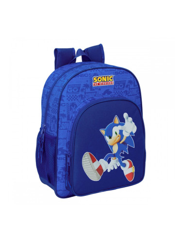 Училищна чанта Sonic Син 32 x 38 x 12 cm