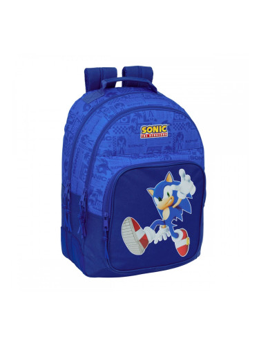 Училищна чанта Sonic Син 32 x 42 x 15 cm