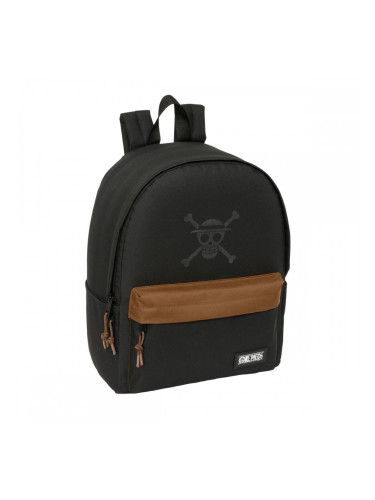 Училищна чанта One Piece Черен 31 x 40 x 16 cm