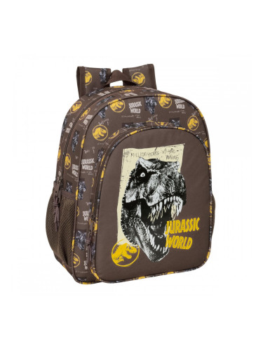 Училищна чанта Jurassic World Кафяв 32 x 38 x 12 cm