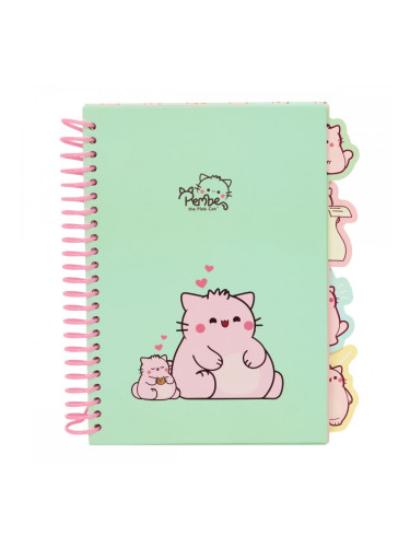 Папка с пръстени Pembe The pink cat