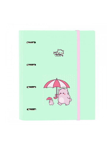 Папка с пръстени Pembe The pink cat Многоцветен 27 x 32 x 3.5 cm