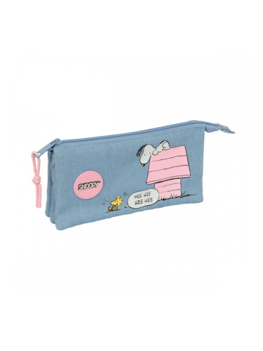 Пътническа Чанта Snoopy Denim 22 x 12 x 3 cm