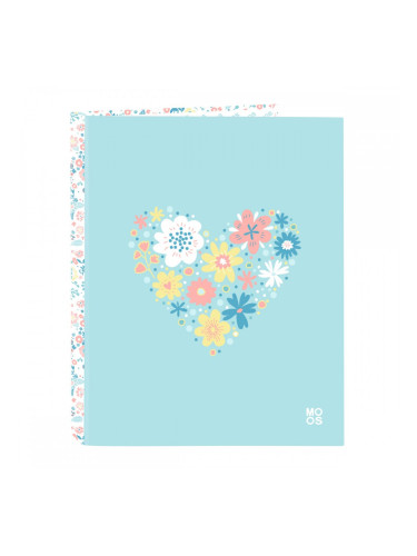 Папка с пръстени Moos Fiori Многоцветен A4 26.5 x 33 x 4 cm