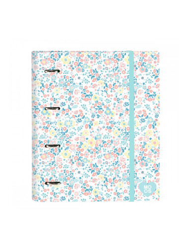 Папка с пръстени Moos Fiori Многоцветен 27 x 32 x 3.5 cm