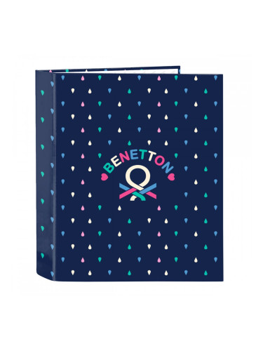 Папка с пръстени Benetton Drop Многоцветен A4 27 x 33 x 6 cm
