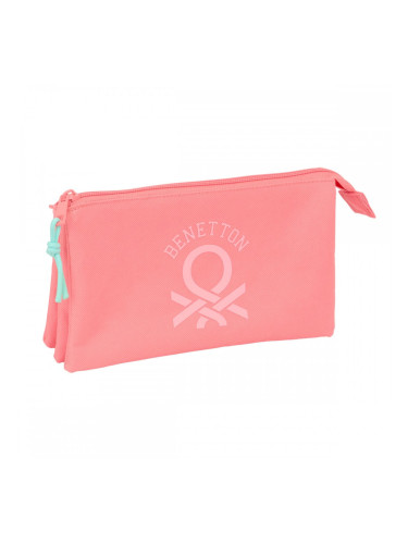 Пътническа Чанта Benetton Coral Корал 22 x 12 x 3 cm