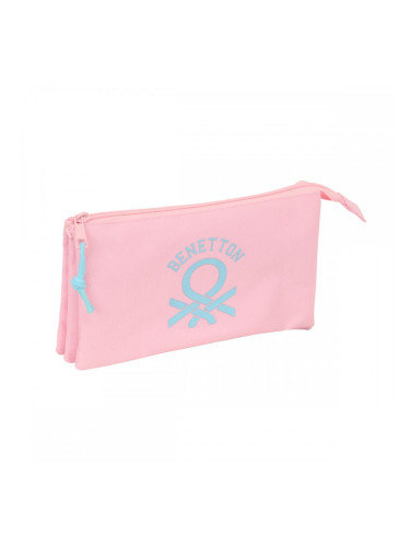 Пътническа Чанта Benetton Rosa pastel Розов 22 x 12 x 3 cm