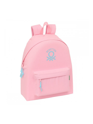 Училищна чанта Benetton Rosa pastel Розов 33 x 42 x 15 cm