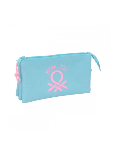 Пътническа Чанта Benetton Celeste Небесно синьо 22 x 12 x 3 cm