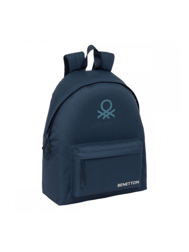 Училищна чанта Benetton Antracita 33 x 42 x 15 cm