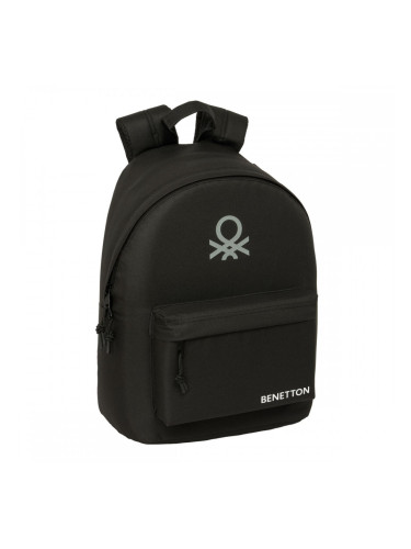 Училищна чанта Benetton benetton basics Черен 31 x 41 x 16 cm
