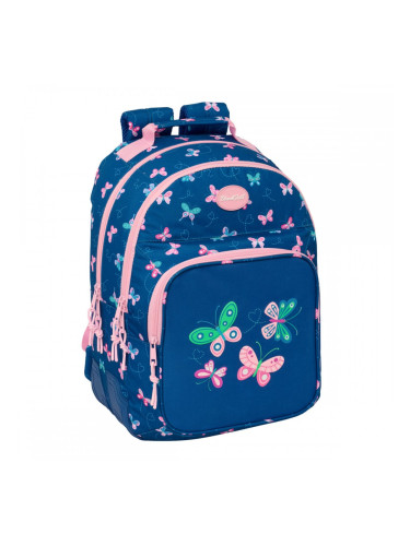 Училищна чанта BlackFit8 Mariposas Многоцветен 32 x 42 x 15 cm