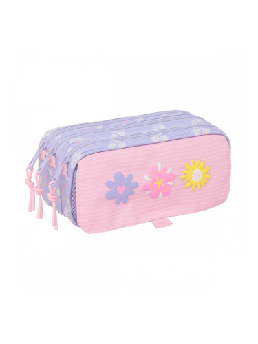 Пътническа Чанта Safta Bouquet Розов Люляк 21,5 x 10 x 8 cm