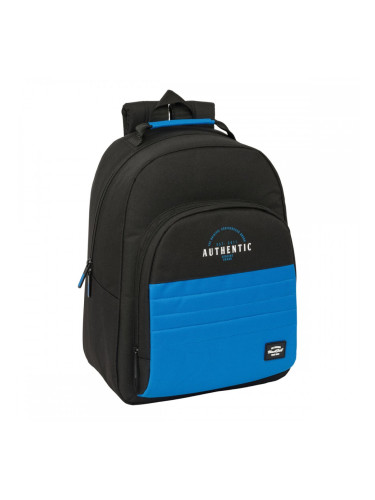 Училищна чанта BlackFit8 Underground Син Черен 32 x 42 x 15 cm