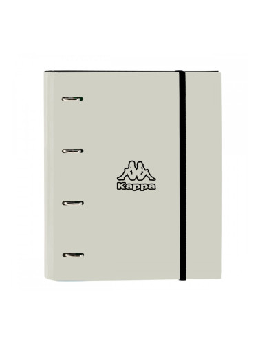 Папка с пръстени Kappa Grey Черен Сив 27 x 32 x 3.5 cm