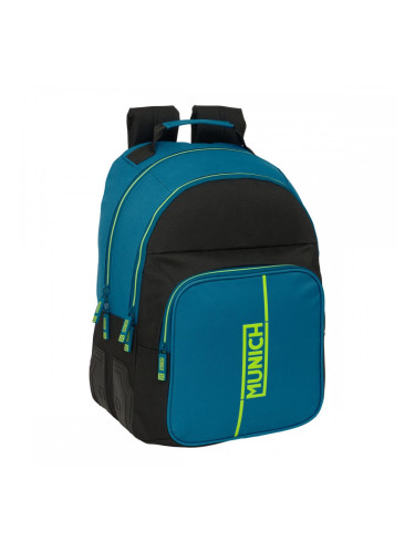 Училищна чанта Munich Land Черен Зелен 32 x 42 x 15 cm