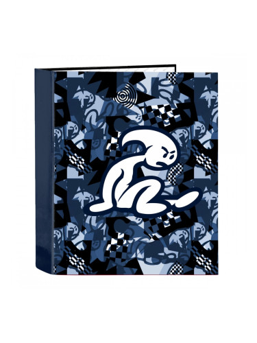 Папка с пръстени El Niño Navy Морско син A4 27 x 33 x 6 cm