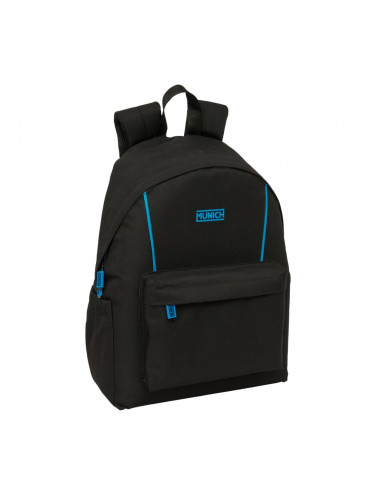 Училищна чанта Munich Road Син Черен 31 x 43 x 13 cm