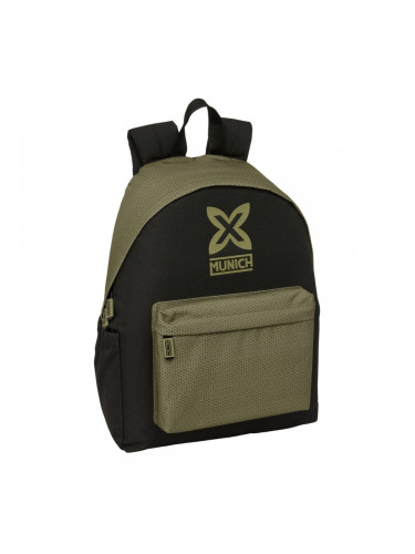 Училищна чанта Munich West Черен Зелен 31 x 43 x 13 cm