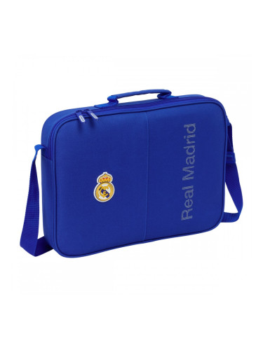 Училищна чанта Real Madrid C.F. Син 38 x 28 x 6 cm