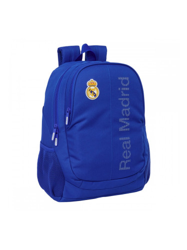 Училищна чанта Real Madrid C.F. Син 32 x 44 x 16 cm