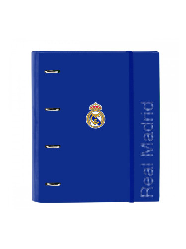 Папка с пръстени Real Madrid C.F. Син 27 x 32 x 3.5 cm