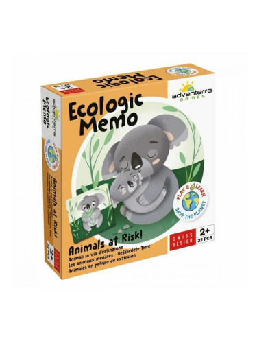 Образователна Игра Adventerra Memo Ecológico Animales en Peligro
