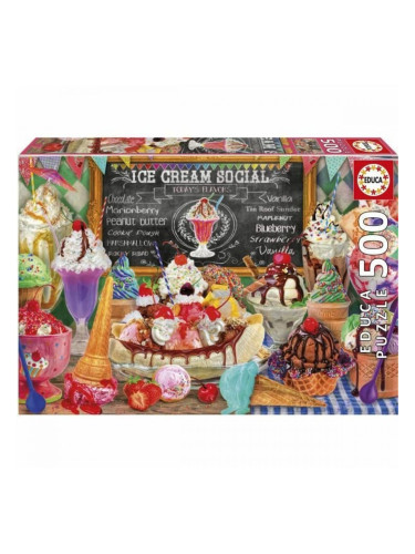 Пъзел Educa Heladería 500 Части