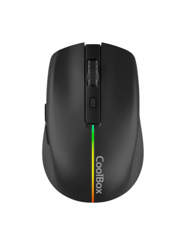 Мишка за Игра и Подложка CoolBox W01 1600 dpi Черен