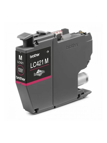 Оригиална касета за мастило Brother LC421M Пурпурен цвят